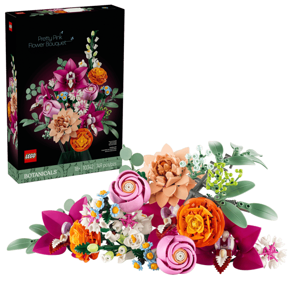 Pretty Pink Flower Bouquet — 1