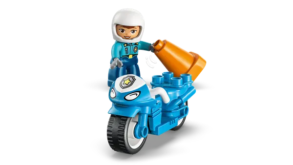 Blue Police Motorcycle — 4