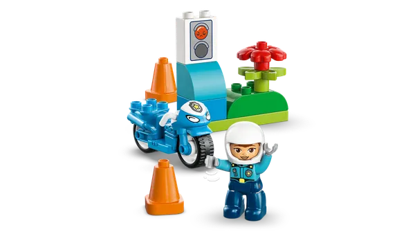 Blue Police Motorcycle — 5