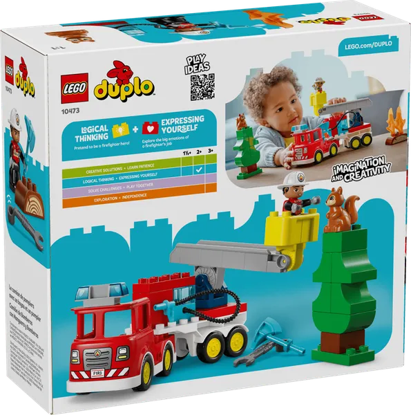 Fire Truck with Hose and Firefighter — 11