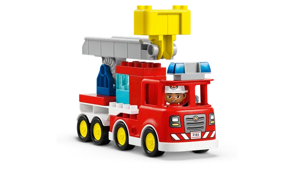 Fire Truck with Hose and Firefighter — 4