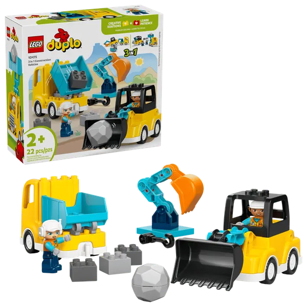 3 in 1 Construction Vehicles — 1