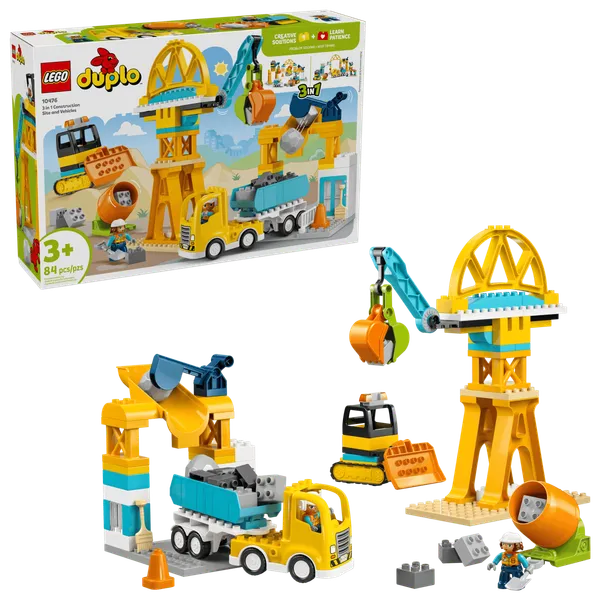 3 in 1 Construction Site and Vehicles — 1