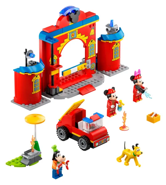 Mickey & Friends Fire Truck & Station — 3