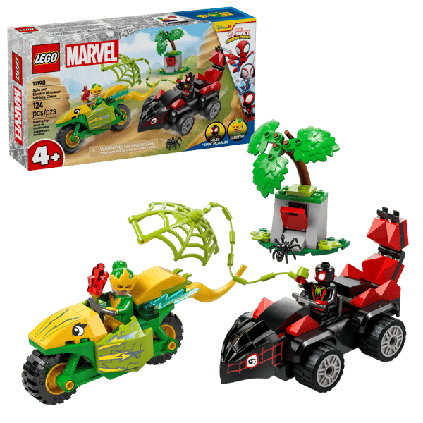Spin and Electro Dinosaur Vehicle Chase — 1