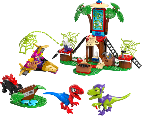 Spidey and Gobby's Raptor Battle at Tree House HQ — 2