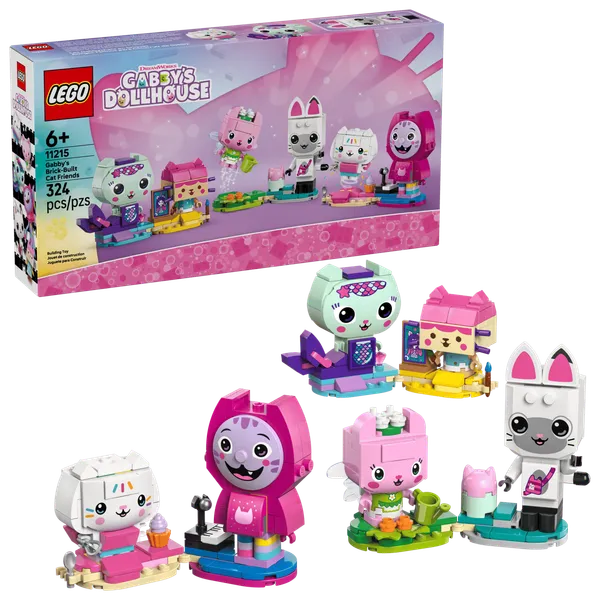 Gabby's Brick-Built Cat Friends