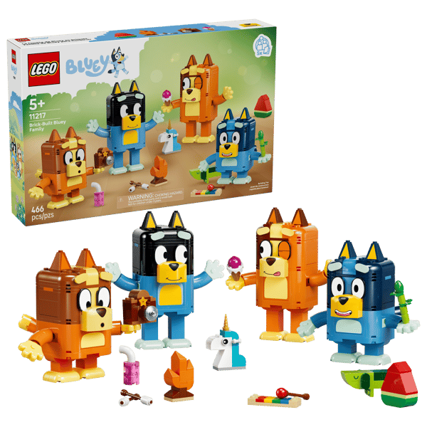 Brick-Built Bluey Family — 1