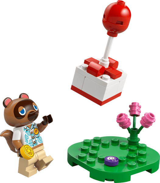 Tom Nook and Flying Present — 2