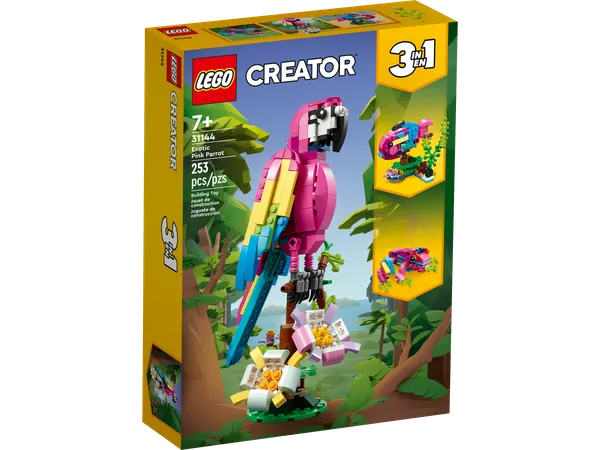 Exotic Pink Parrot