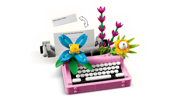 Typewriter with Flowers — 3
