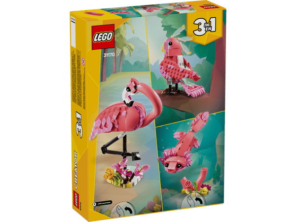 Wild Animals: Pink Flamingo — 12