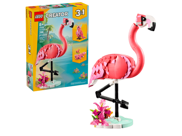 Wild Animals: Pink Flamingo — 1