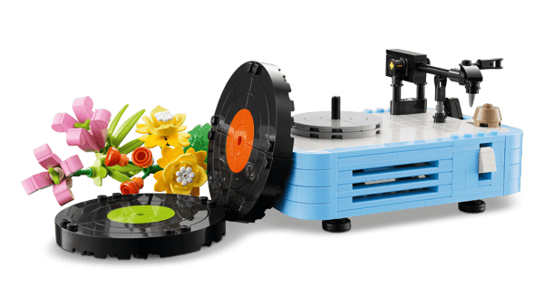 Record Player with Flowers — 3