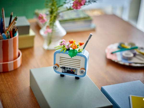 Record Player with Flowers — 9