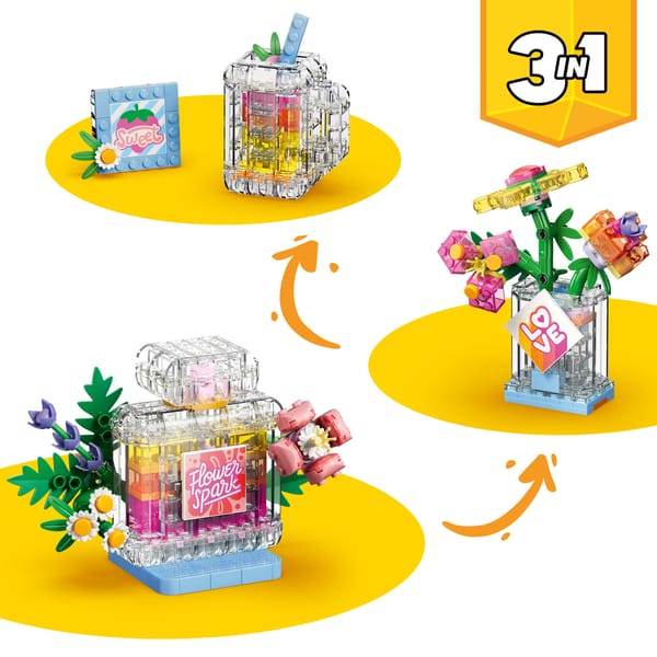 Floral Decor Perfume Bottle — 3