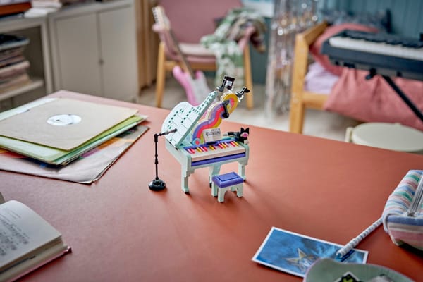 Music Decor Piano with Cat — 15