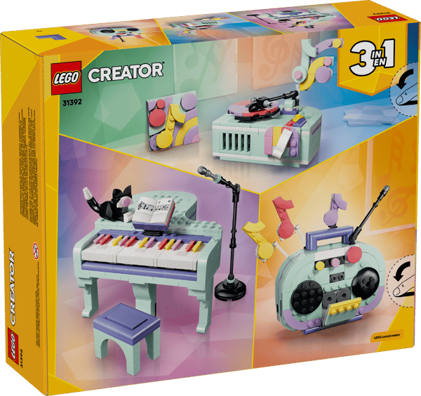 Music Decor Piano with Cat — 18