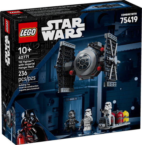 TIE Fighter with Imperial Hangar Rack