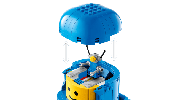 Up-Scaled Blue Astronaut Minifigure — 4