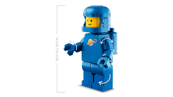 Up-Scaled Blue Astronaut Minifigure — 5