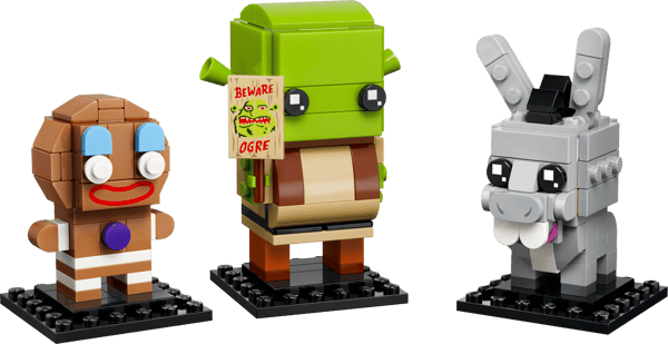 Shrek, Donkey & Gingy Figures — 2