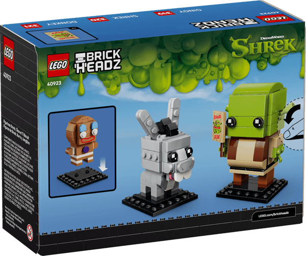 Shrek, Donkey & Gingy Figures — 10