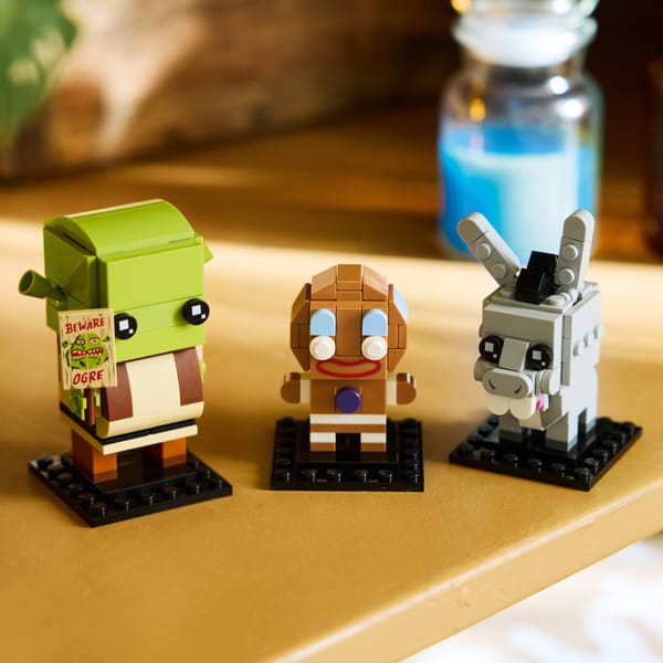Shrek, Donkey & Gingy Figures — 9