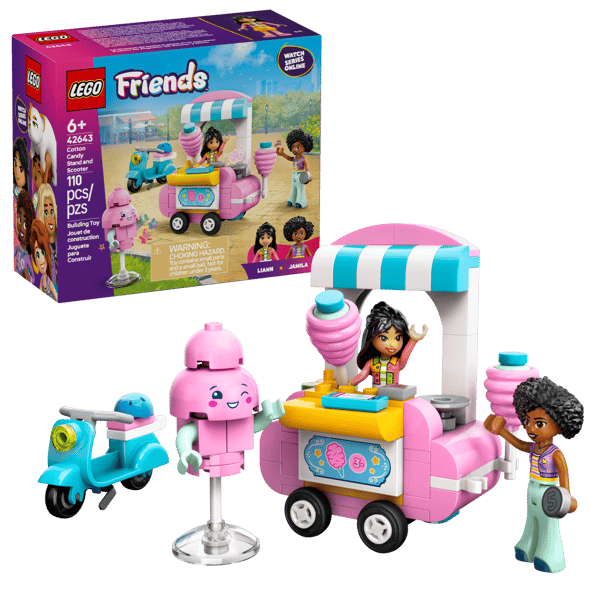 Cotton Candy Stand and Scooter
