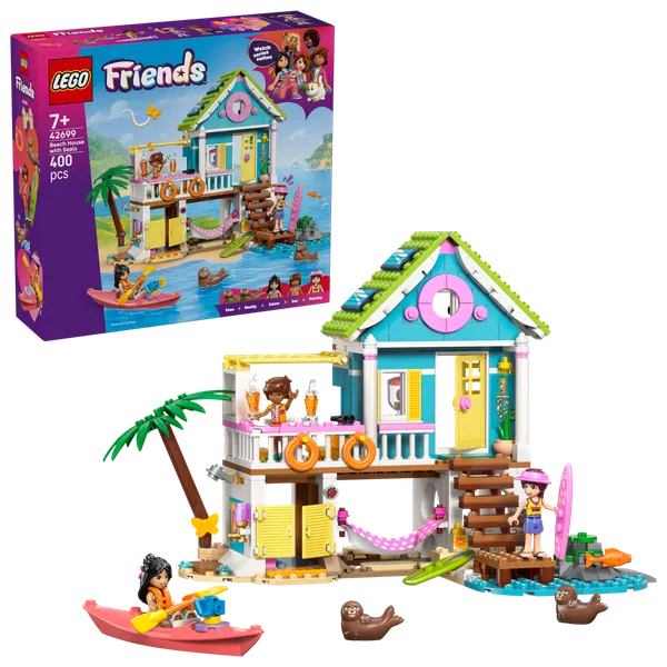 Beach House with Seals