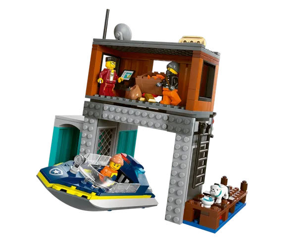 Police Speedboat and Crooks' Hideout — 3