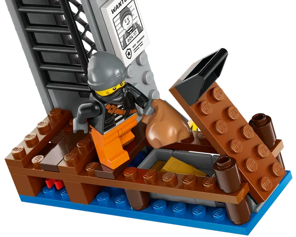 Police Speedboat and Crooks' Hideout — 5