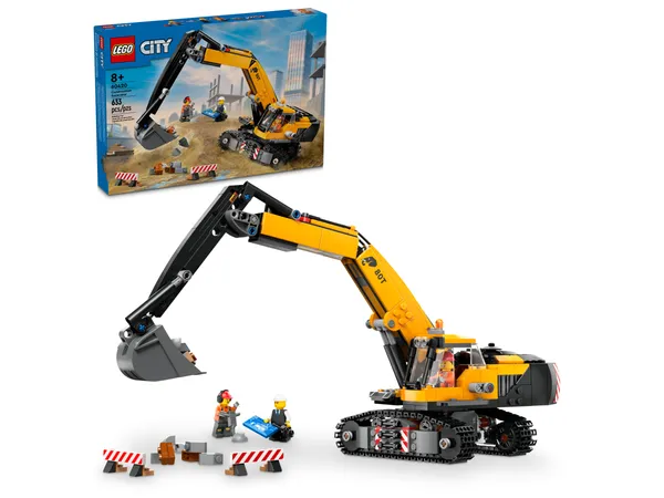 Yellow Construction Excavator — 1