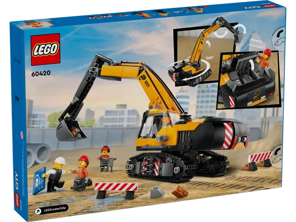 Yellow Construction Excavator — 7