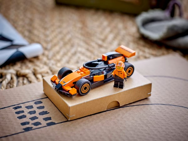 F1 Driver with McLaren Race Car — 8