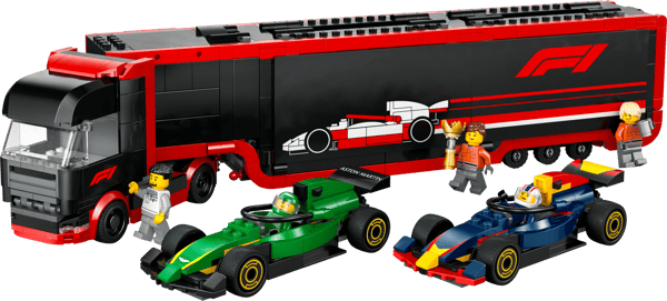 F1 Truck with RB20 & AMR24 F1 Cars — 2