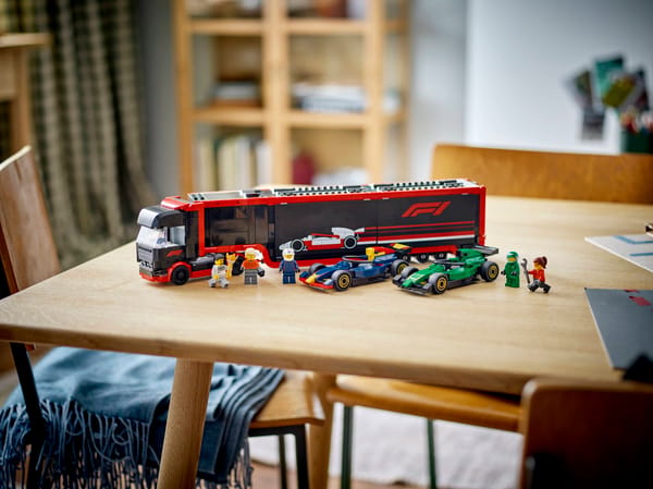 F1 Truck with RB20 & AMR24 F1 Cars — 11
