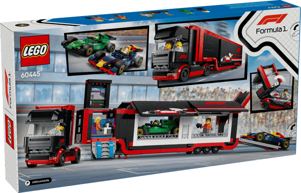 F1 Truck with RB20 & AMR24 F1 Cars — 12