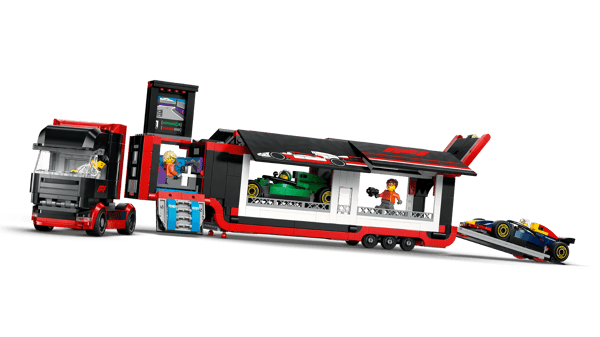 F1 Truck with RB20 & AMR24 F1 Cars — 3
