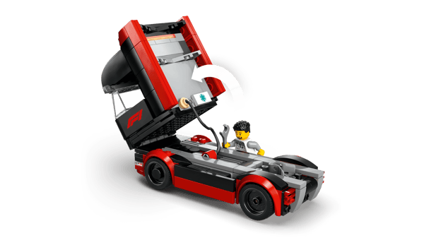 F1 Truck with RB20 & AMR24 F1 Cars — 5