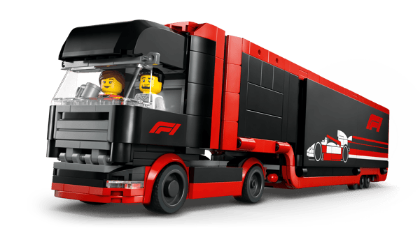 F1 Truck with RB20 & AMR24 F1 Cars — 6