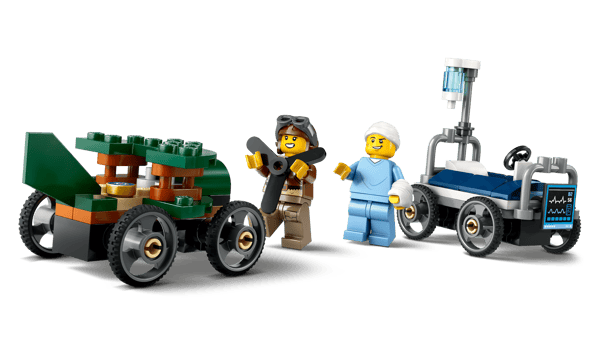Airplane vs. Hospital Bed Race Car Pack — 3