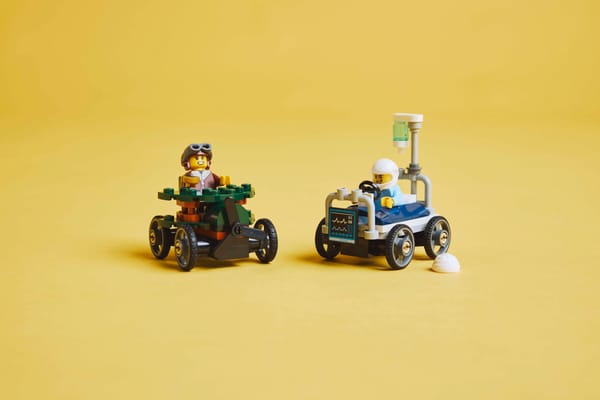Airplane vs. Hospital Bed Race Car Pack — 7