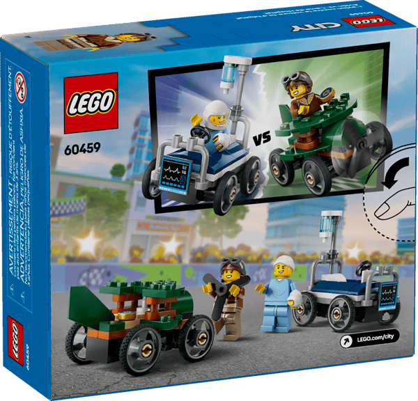 Airplane vs. Hospital Bed Race Car Pack — 8