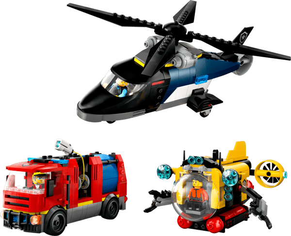 Helicopter, Fire Truck & Submarine Remix — 2
