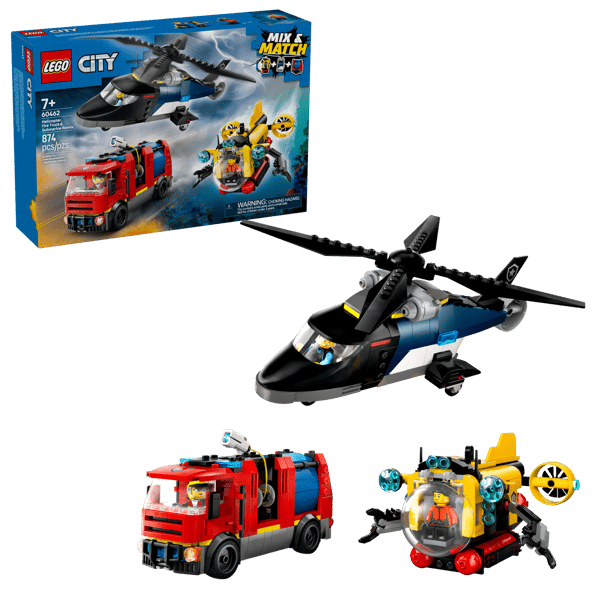 Helicopter, Fire Truck & Submarine Remix