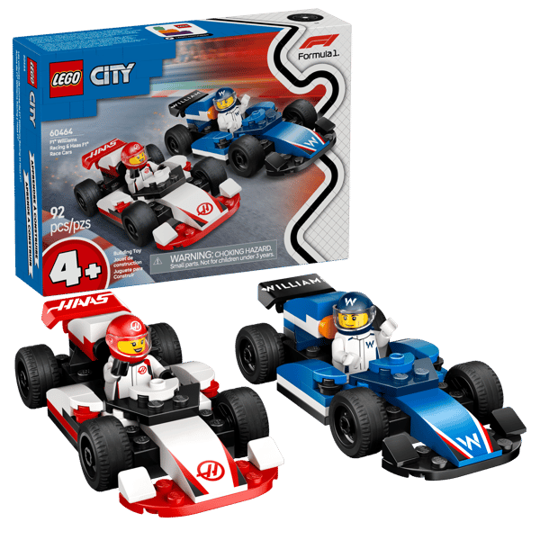 F1 Williams Racing & Haas F1 Race Cars — 1