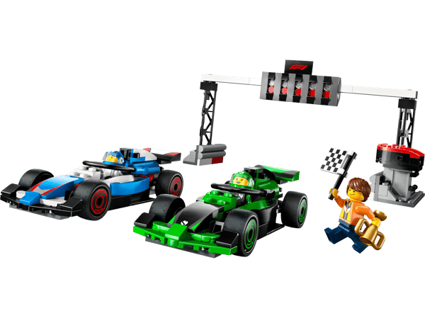 F1 Grid with VCARB & Sauber Race Cars — 2