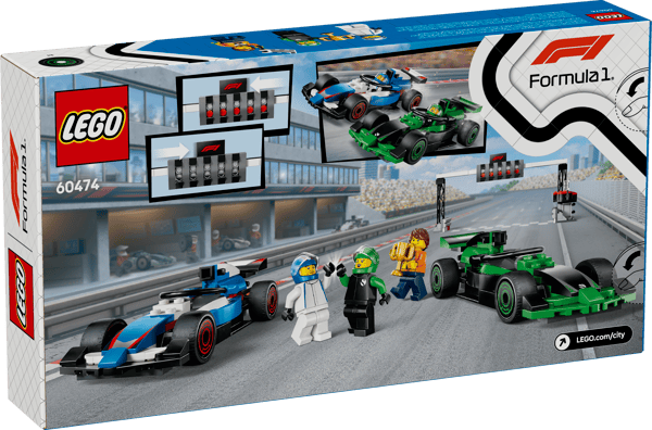 F1 Grid with VCARB & Sauber Race Cars — 8