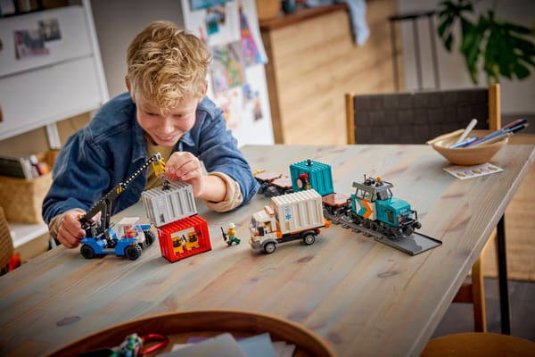 Harbor Freight Train with Crane & Truck — 9
